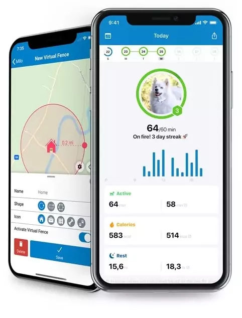 GPS tracking per smartphone - App - control the mobility of your dog